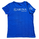 Niebieski t-shirt Karuna z tyłu